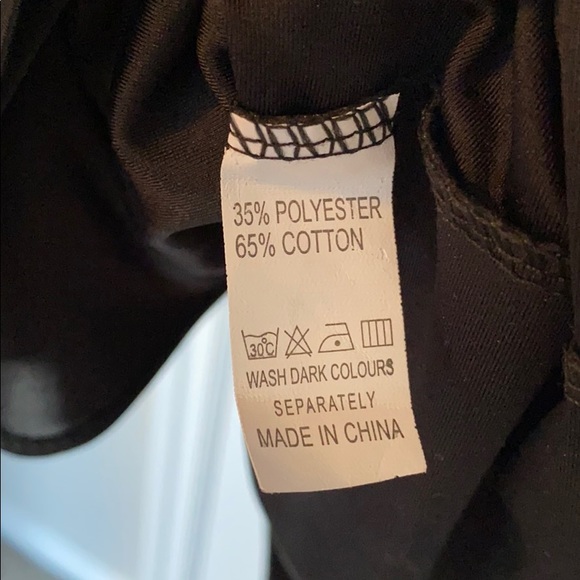 Pleather Looking Black Dress - Picture 4 of 4